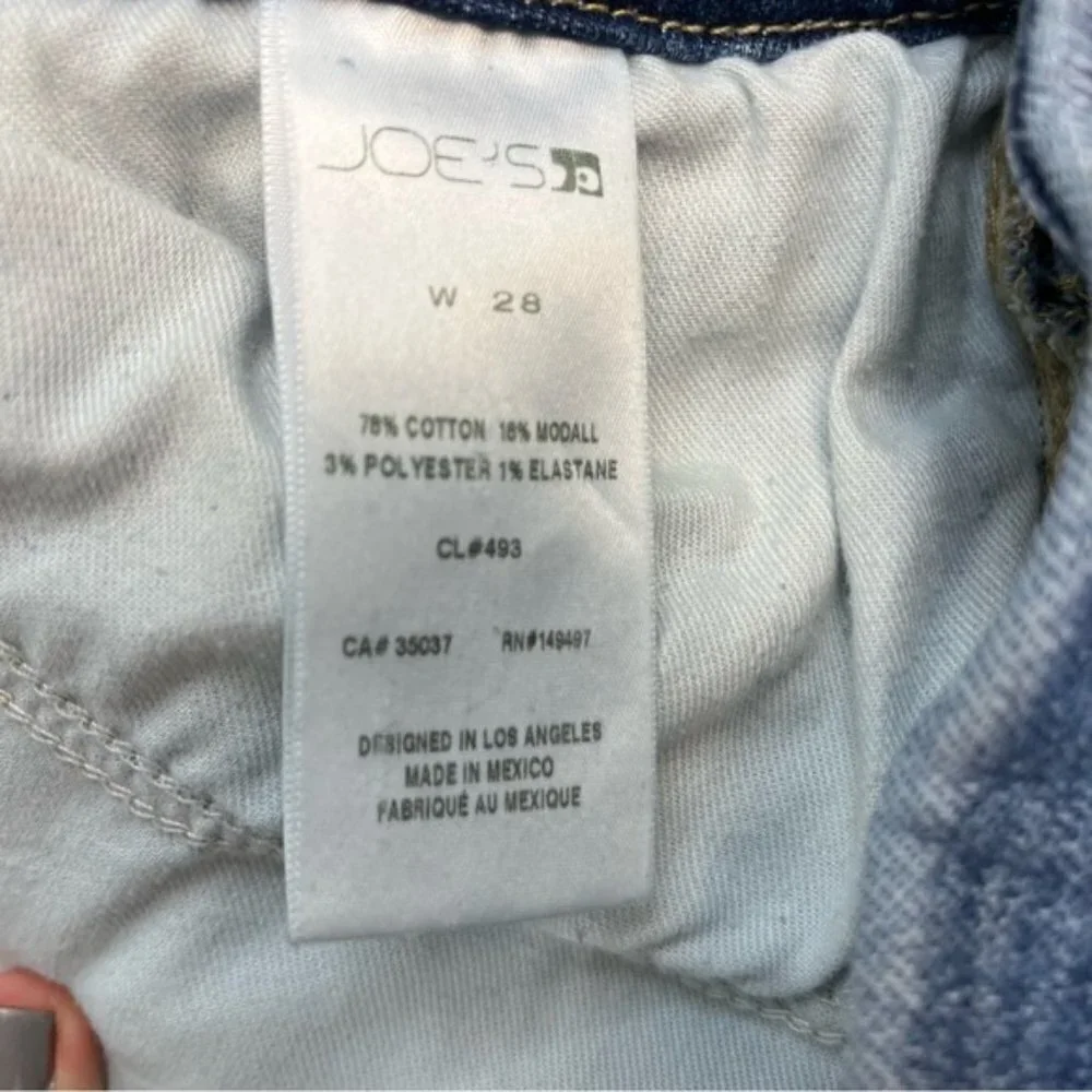 Joe's Jeans Kerrigan Denim Button Front Pencil Skirt, size 28 - Picture 10 of 14